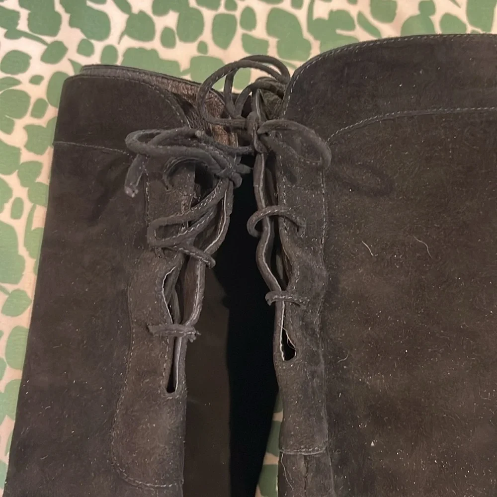 Sam Edelman Black Vesey Over the Knee Suede Boots